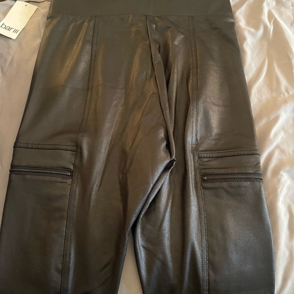 Bar lll faux leather Leggings - Picture 10 of 12